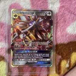 Pokemon Solgaleo GX 89/149 Sun & Moon Base Set Ultra Rare Holo NM Mint Condition - Image 1