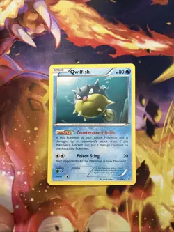 Qwilfish - Flashfire - 21/106 - singles - non-holo - Pokemon TCG - Rare - Image 1