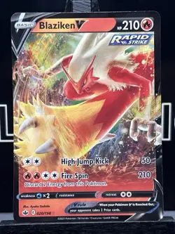 Holo Blaziken V 020/198 Ultra Rare Chilling Reign Pokemon TCG LP - Image 3