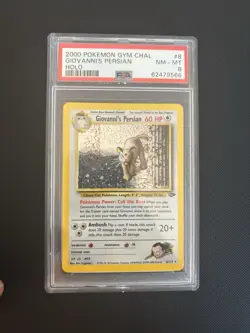 PSA 8 2000 Pokemon Giovanni's Persian 8/132 Gym Challenge Holo Mint 💎 - Image 2