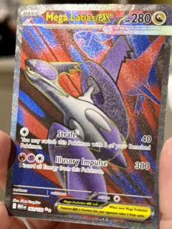 Mega Latias ex - 163/132 Full Art - Mega Evolution - Pokemon TCG - In UK - Image 4