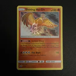 Pokemon TCG Shining Ho-Oh SM70 Black Star Promo - Image 1