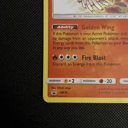 Pokemon TCG Shining Ho-Oh SM70 Black Star Promo - Image 5