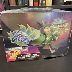 Pokemon Surging Sparks 2024 Fall Collectors Chest Factory Sealed Tin - Image 2