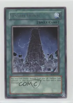 System Down Unlimited YuGiOh Cybernetic Revolution #CRV-EN041 2005 - Image 1