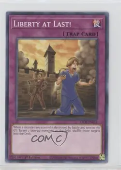 Liberty at Last 1st Ed. YuGiOh Legendary Duelists: Synchro Storm #LED8-EN034 - Image 1