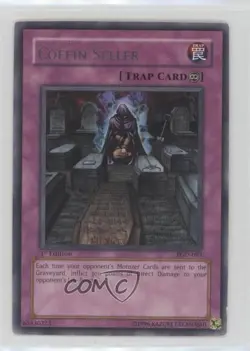 Coffin Seller 1st Ed. YuGiOh Pharaonic Guardian #PGD-093 2003 - Image 1