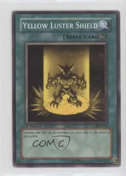 Yellow Luster Shield 1st Ed. YuGiOh Invasion of Chaos #IOC-037 2004 - Image 1