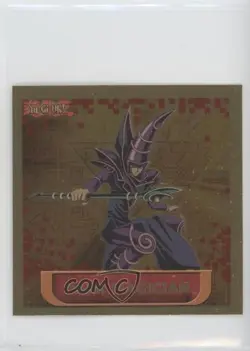 Dark Magician Topps YuGiOh Sticker Collection Gold Foil #2 2002 - Image 1