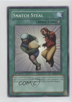 Snatch Steal 1st Ed. YuGiOh Fury From the Deep Structure Deck #SD4-EN015 2005 - Image 1