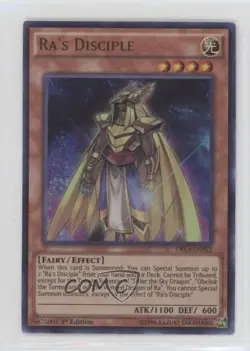 Ra's Disciple 1st Ed. YuGiOh Dragons of Legend Unleashed #DRL3-EN052 - Image 1