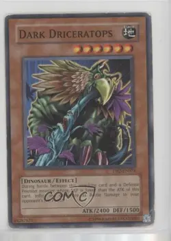 Dark Driceratops YuGiOh Revelation Volume 2 #DR2-EN074 2005 - Image 1