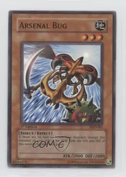 Arsenal Bug 1st Ed. YuGiOh Pharaonic Guardian #PGD-007 2003 - Image 1