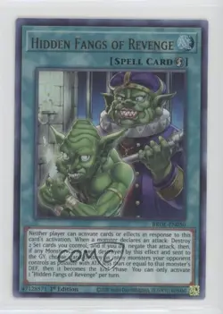 Hidden Fangs of Revenge 1st Ed. YuGiOh Brothers Legend #BROL-EN050 - Image 1