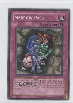 Narrow Pass 1st Ed. YuGiOh Pharaonic Guardian #PGD-097 2003 - Image 1