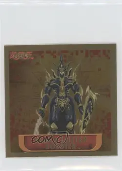 Black Luster Soldier Topps YuGiOh Sticker Collection Gold Foil #6 2002 - Image 1