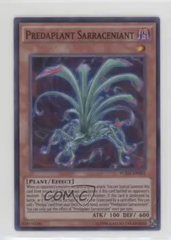 Super Rare - Predaplant Sarraceniant Unlimited YuGiOh Fusion Enforcers - Image 1