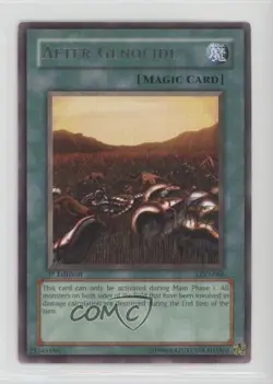 After Genocide 1st Ed. YuGiOh Legacy of Darkness #LOD-086 2003 - Image 1
