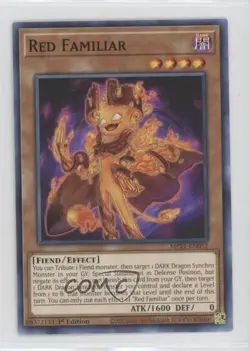 Red Familiar 1st Ed. YuGiOh Tin of Ancient Battles #MP21-EN052 - Image 1