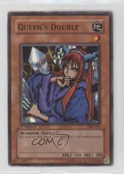 Queen's Double (SP) 1st Ed. YuGiOh Metal Raiders #MRD-051 2002 - Image 1