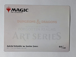 Baleful Beholder 68/81 Art Card MTG Art Card - Image 2