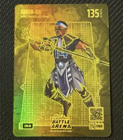 AMON-RA St. Brown CYBER Bo Jackson Battle Arena NSCC 2025 promo card CYB-26 - Image 1