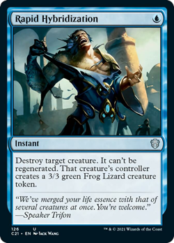 Rapid Hybridization Strixhaven Commander NM Blue Uncommon MAGIC CARD ABUGames - Image 1