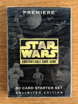 Premiere (Unlimited - White Border)) ~ Star Wars ~ Sealed 60 Card Starter Set!! - Image 1