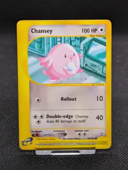 Chansey Aquapolis 69/147 Non Holo Pokemon Card WOTC LP EXCELLENT - Image 1