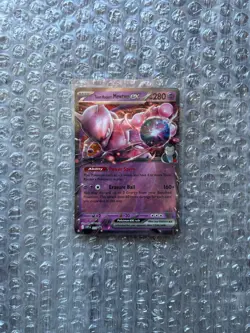 Pokemon TCG Team Rocket's Mewtwo EX 216 Destined Rivals Promo Card Holo NM - Image 1