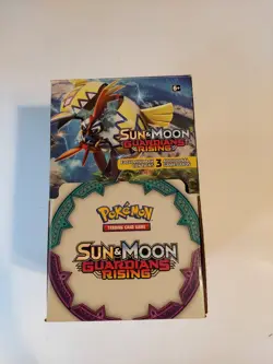 Pokemon Sun and Moon Guardians Rising Dollar Store Empty Display Box No Cards - Image 1