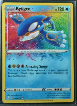 Kyogre 021/072 Shining Fates 2020 Amazing Rare Holo Pokemon TCG Card - NM - Image 1