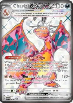 Charizard EX 056 Sv: Scarlet & Violet Promo Holo Card Mint Condition - Image 1