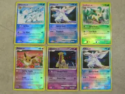 Lot of 6 Pokemon Platinum Burger King Promo Cards Glaceon Leafeon Etc - Image 1