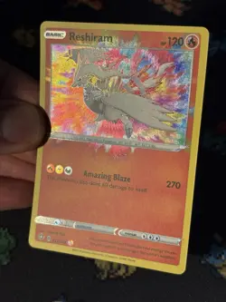 Pokemon Cards Reshiram 017/072 Amazing Rare Shining Fates - (NM) #3 - Image 2