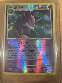 Pokemon Gengar Diamond and Pearl Reverse Holo Card 27/130 Holo Rare - Image 3