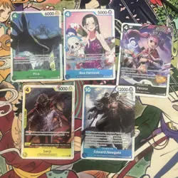 10 X SR One Piece TCG Card Bundle - Image 2