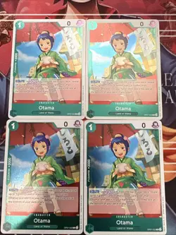 4X Otama OP07-022 R 500 Years in the Future One Piece Card TCG Playset NM - Image 1