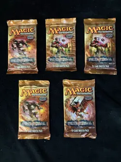 Lot of 5 NEW/SEALED 2006 Magic the Gathering Time Spiral Booster Packs - Image 1