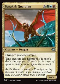 1x Karakyk Guardian - Foil NM Eng MTG - Tarkir: Dragonstorm - Image 1