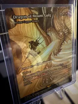 Foil Dragon of Mount Gulg - Ancient Copper Dragon (Showcase) Final Fantasy - Image 2