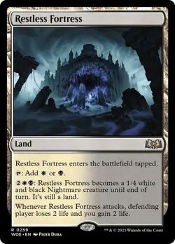 Restless Fortress Wilds of Eldraine MTG Magic The Gathering - Image 1