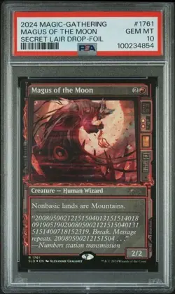 Magus of the Moon (Rainbow Foil) Secret Lair Drop Foil PSA 10 - Image 1