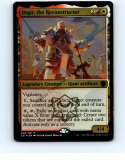 Osgir, the Reconstructor (Display) #8 Mythic Commander 2021 MTG NP NM/NM+ - Image 1