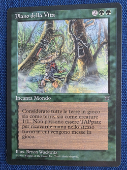 Living Plane MTG Italian Legends NM unplayed - Image 1