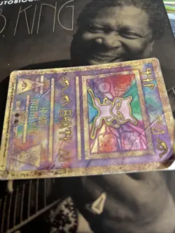 Vintage Ancient Mew Pokemon Movie 2000 Promo Holo Card Heavy Play Creased - Image 3