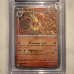 Flareon Black Star Promo 2025 Prismatic Evolutions Pokemon #167 CGC 9 MINT - Image 3
