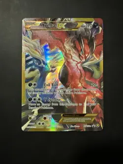 Pokemon Yveltal EX XY150a Full Art Ultra Rare Black Star Promo Near Mint - Image 1