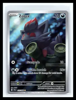 💥 Zorua - 075/064 Pokemon 2024 TCG SV: Shrouded Fable Illustration Rare Holo - Image 1