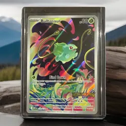 Pokemon Bulbasaur IR Mega Evolution 133/132 English - NM+ STAMPED BOX TOPPER - Image 1